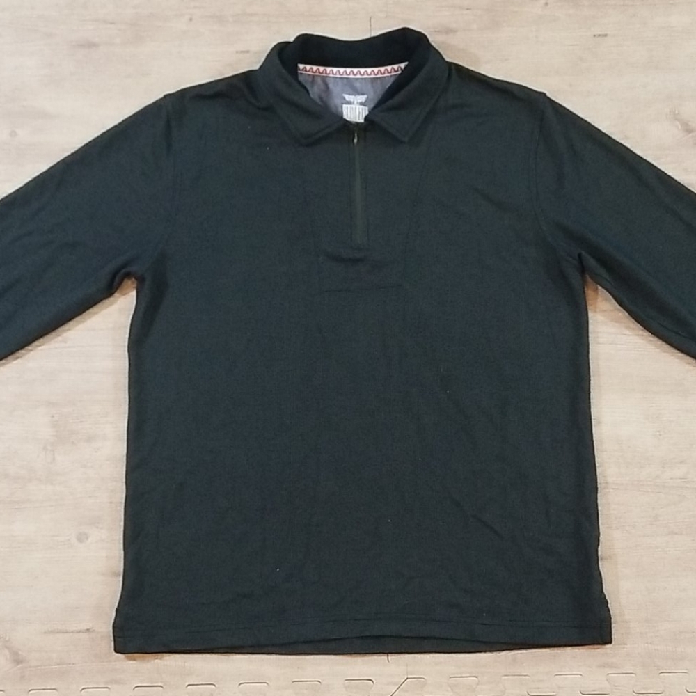 Rivers Slim Fit Layered Collar Zip Shirt